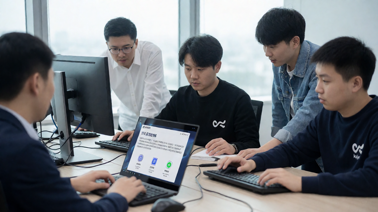 开云电竞智能科技团队办公环境与企业形象展示