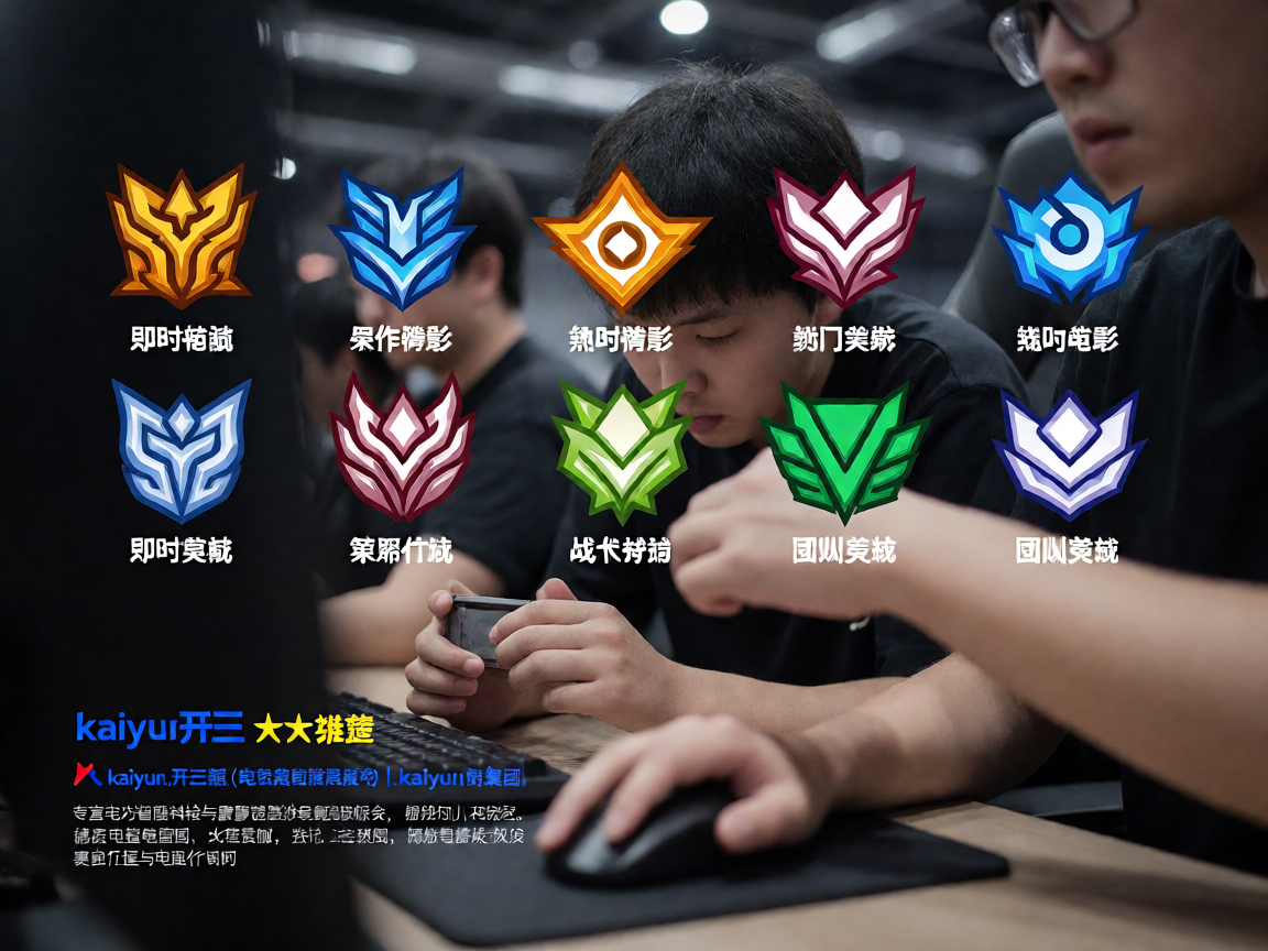 即时战略类电竞游戏项目图标展示