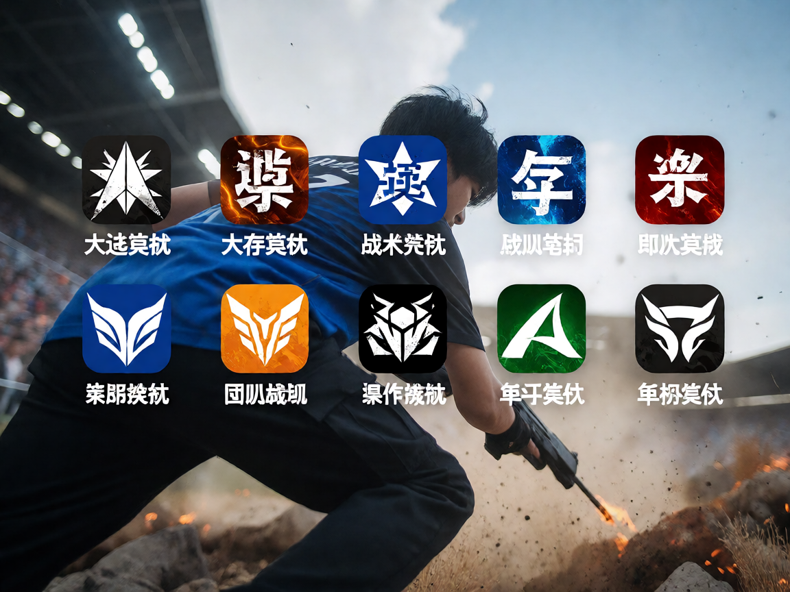 大逃杀类电竞游戏项目图标展示